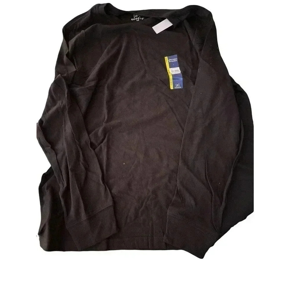 GEORGE MEDIUM 38-40 BLACK SHIRT long sleeves